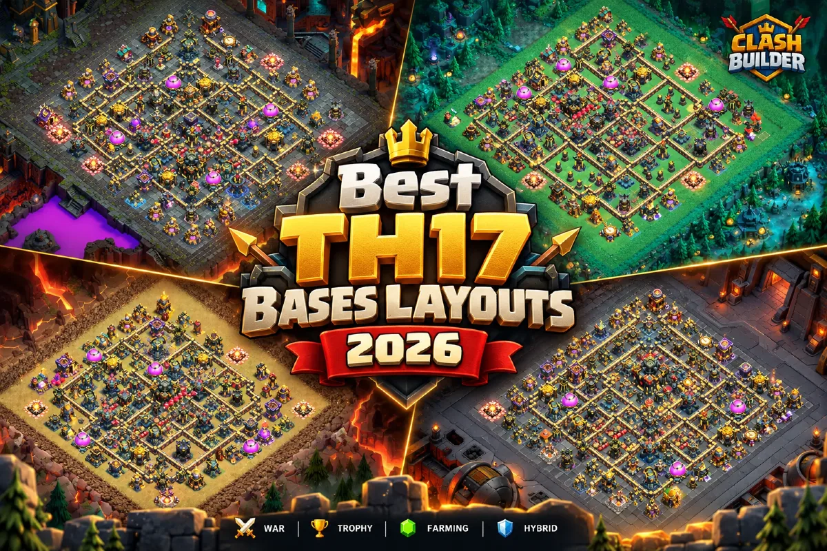 Best TH17 Bases: What Actually Works in War, Legend and Farming