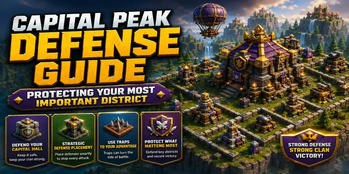 Capital Peak Defense Guide: Protecting Your Most Important District