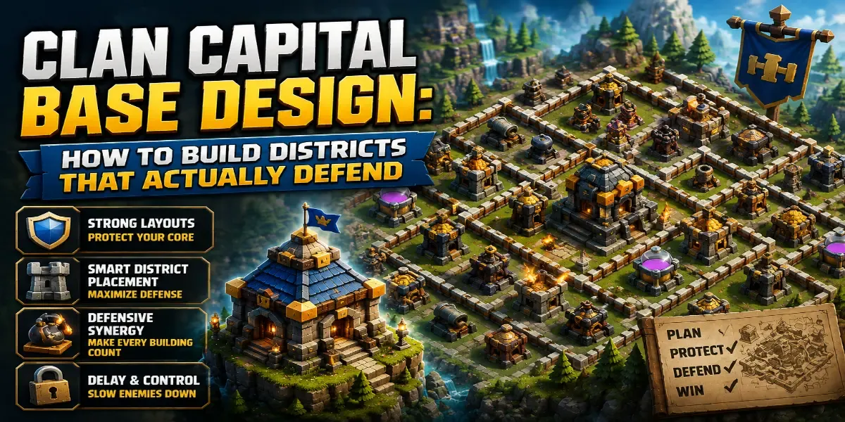 Clan Capital Base Design: How to Build Districts That Actually Defend