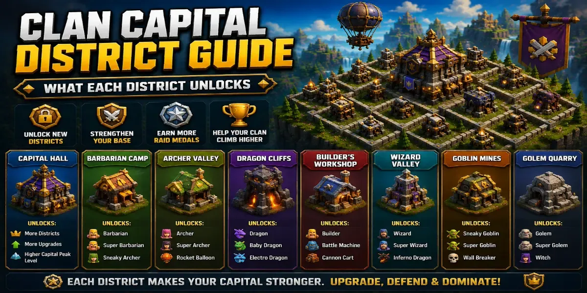 Clan Capital District Guide: What Each District Unlocks