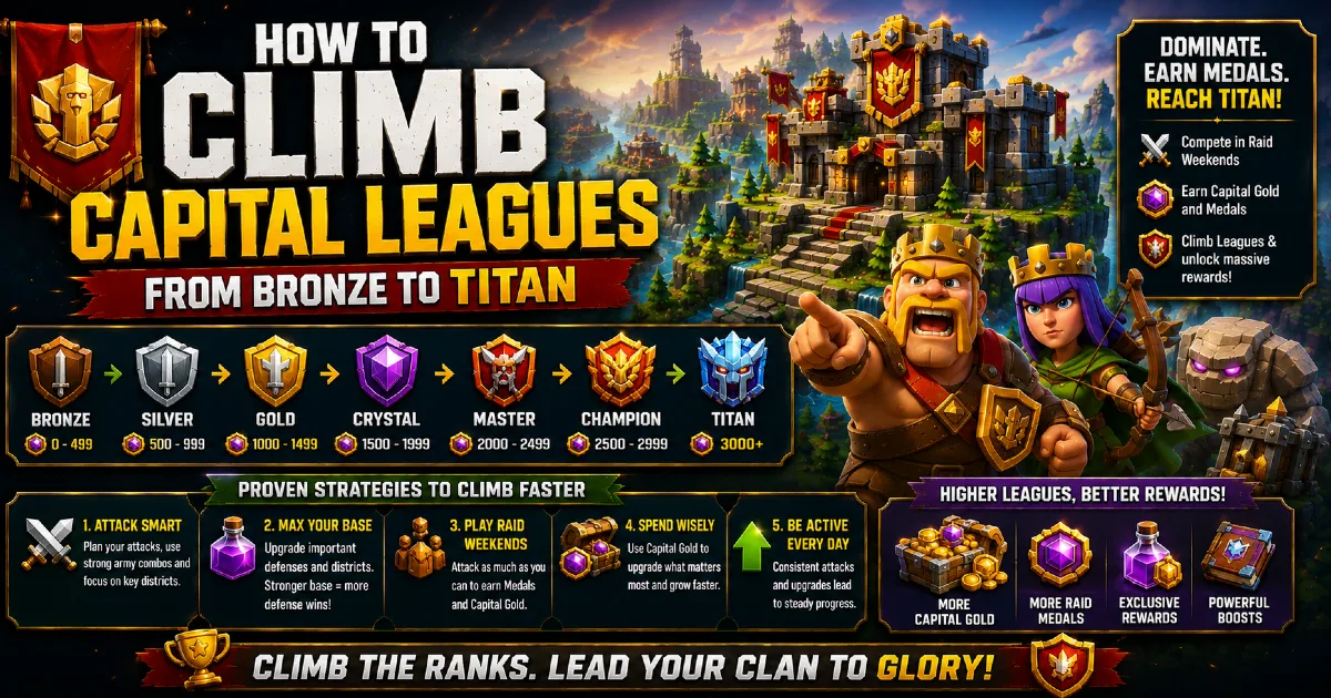 How to Climb Capital Leagues: From Bronze to Titan