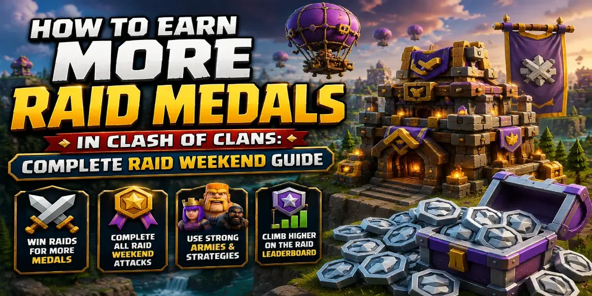 How to Earn More Raid Medals in Clash of Clans: Complete Raid Weekend Guide