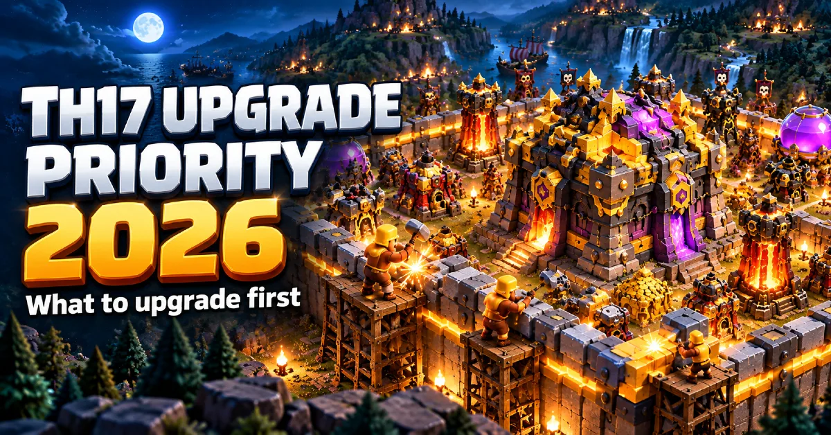 TH17 Upgrade Priority 2026: What to Upgrade First to Max