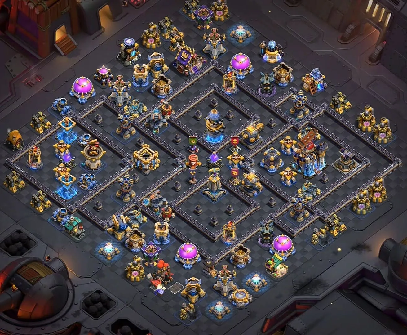 Clash of Clans TH18 Diamond Base | CoC Anti-3-Star Layout