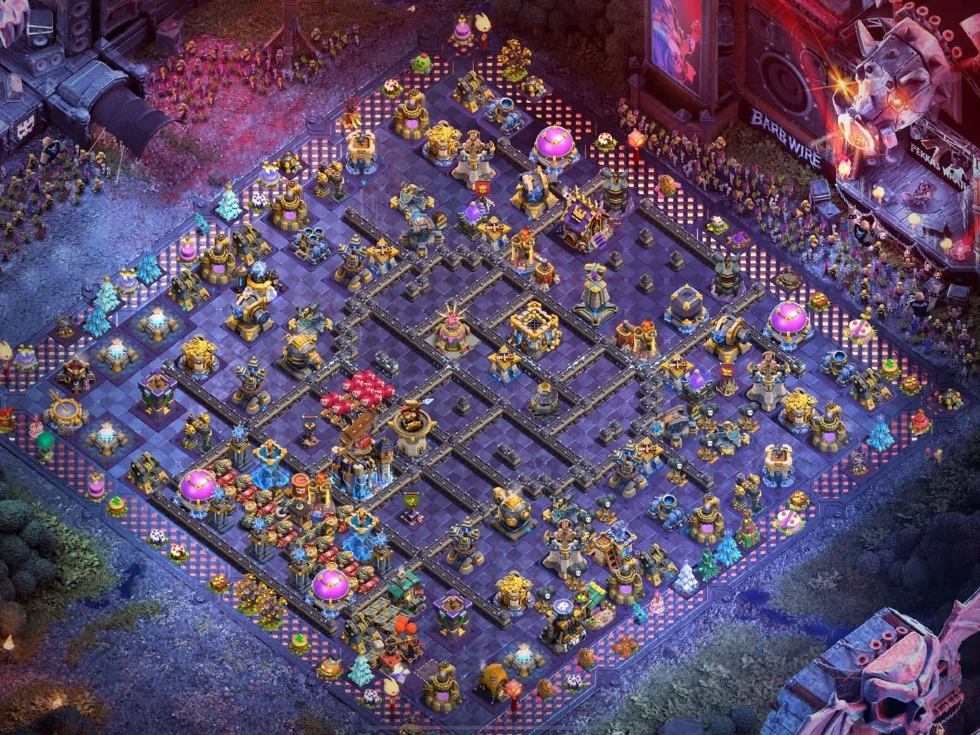 TH18 Anti-3-Star War Base | Corner Town Hall Layout