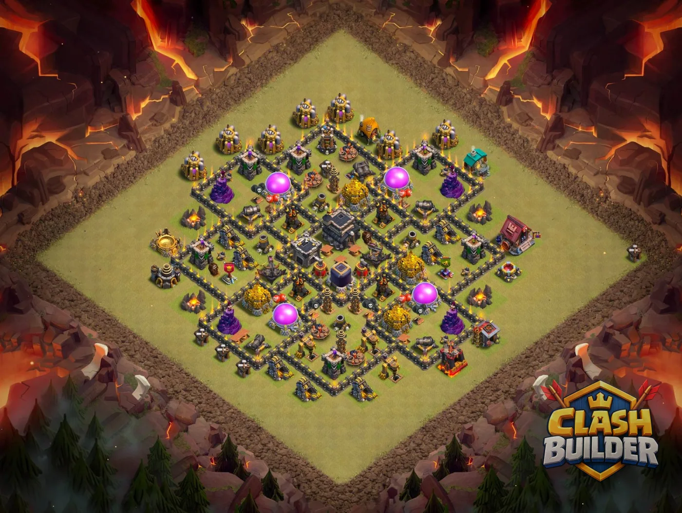 TH9 Anti Everything War Base with Link